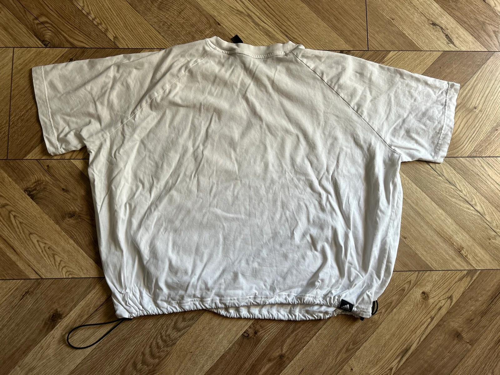 👕 Adidas white t-shirt with drawstring - Size M – photo 9